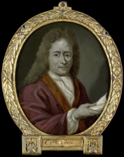 Portrait of Christoffel Pierson, Poet in Gouda, 1700-1732. Creator: Arnoud van Halen.