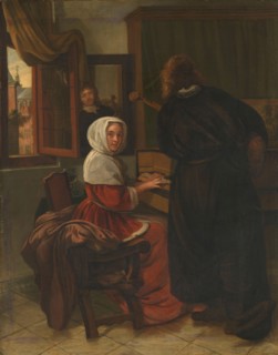 Pair Making Music, 1650-1710. Creator: Unknown.
