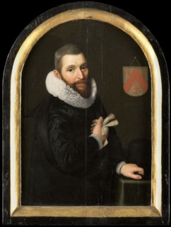 Portrait of Johan Gerritsz van Schoterbosch  (c.1564-1654), 1620. Creator: Jan Verspronck.