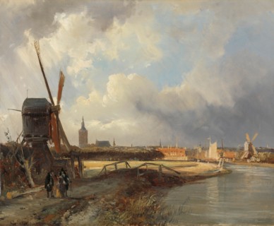 View of The Hague, c.1850-c.1852. Creator: Cornelis Springer.