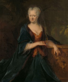 Portrait of Louise Christina Trip, wife of Gerrit Sichterman, 1725. Creator: Cornelis Troost.
