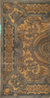 Ornamental ceiling painting with representations of putti in the corners, 1695-1755.  Creator: Elias van Nijmegen.