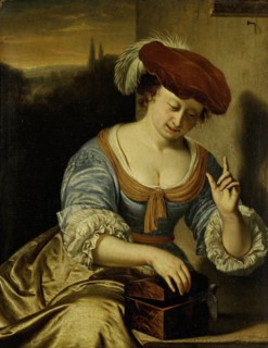 Escaped Bird: Allegory of Chastity, 1676. Creator: Frans van Mieris I.