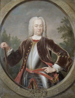 Portrait of Gustaaf Willem, Baron van Imhoff, Governor-General of the Dutch East India Company, 1742 Creator: Jan Maurits Quinkhard.