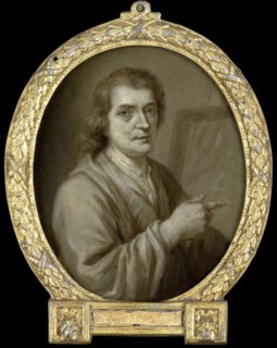 Portrait of Joost van Geel, Painter and Poet in Rotterdam, 1732-1771. Creator: Jan Maurits Quinkhard.