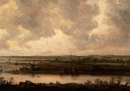 Panoramic View of the River Spaarne and the Haarlemmermeer, in or after 1644. Creator: Jan van Goyen.