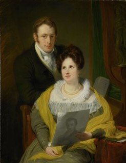 Portrait of a Woman and a Man, 1829. Creator: Nicolaas Pieneman.