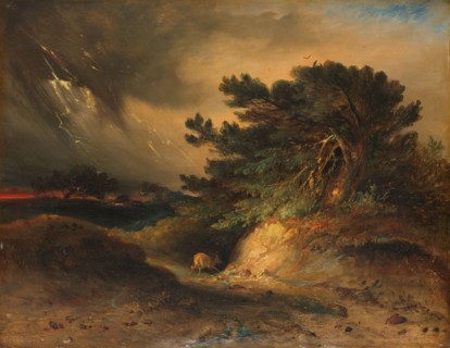 The Thunderstorm, 1843. Creator: Johannes Tavenraat.