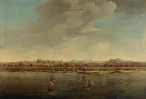 View of Canton in China, c.1662-c.1663. Creator: Johannes Vinckboons.