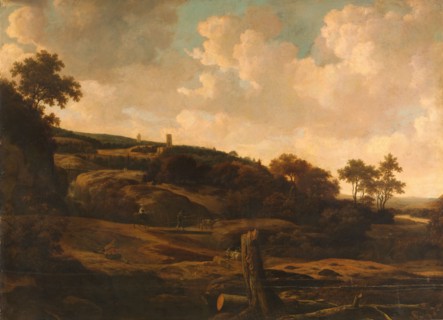 Mountainous Landscape with a Ruin, c.1650-1669. Creator: Joris van der Haagen.