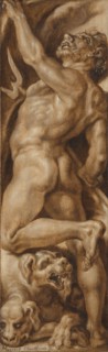 Pluto and Cerberus, c.1555. Creator: Maerten van Heemskerck.