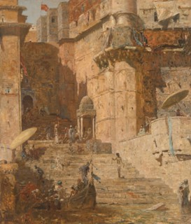 Benares, 1913, 1913. Creator: Marius Bauer.