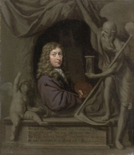 Self-Portrait, 1685. Creator: Michiel van Musscher.