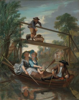 The anglers, c.1744. Creator: Nicolaas Verkolje.