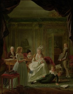 Portrait of Aernout van Beeftingh, his Wife Jacoba Maria Boon and their Children, 1797. Creator: Nicolaas Muys.
