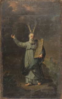 Moses with the Tables of the Law, 1803. Creator: Pieter Gaal.