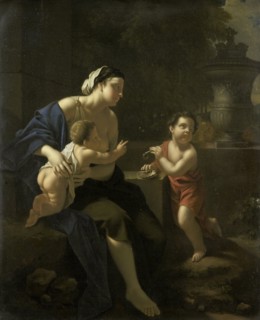 Blowing Bubbles, 1700-1722. Creator: Pieter van der Werff.