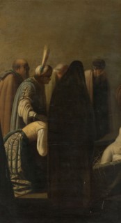 The raising of Lazarus, 1620-1650. Creator: School of Rembrandt van Rijn.