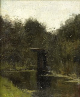 Corner of a Pond near Breukelen, 1888. Creator: Richard Roland Holst.