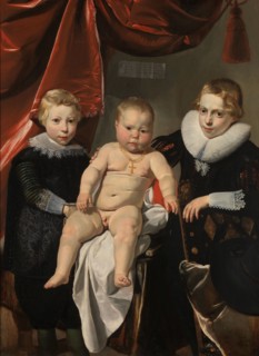Group Portrait of Three Brothers, c.1627-c.1632. Creator: Thomas de Keyser.
