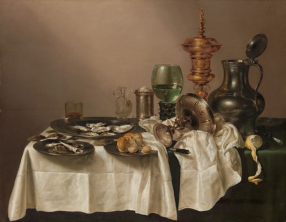Still Life with a Gilt Cup, 1635. Creator: Willem Claesz Heda.