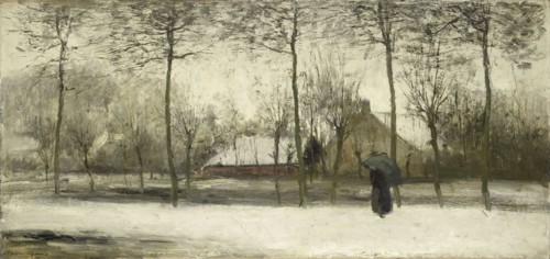 Winter landscape, c.1875.  Creator: Willem Maris.