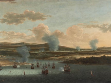 Battle of Medway, c.1668. Creator: Willem Schellinks.
