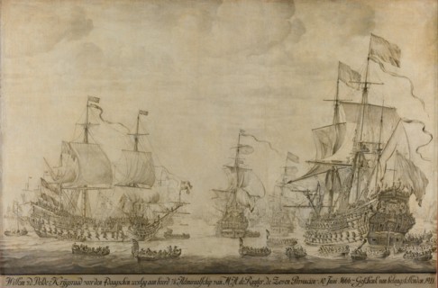 Council of War aboard "The Seven Provinces"