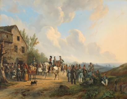 Scene from the Ten Days' Campaign against the Belgian Revolt, August 1831, 1831-1835. Creator: Wouterus Verschuur.