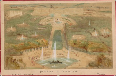 Panorama of Versailles, c.1880-c.1890. Creator: Unknown.