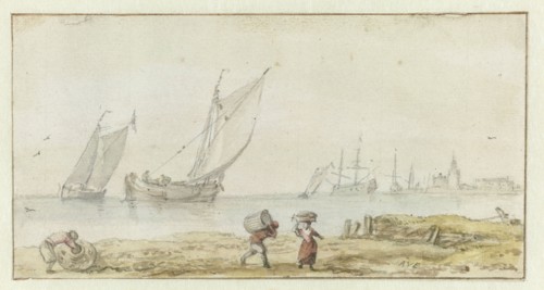 Stil water, 1631-1675. Creator: Allart van Everdingen.