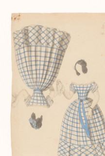 Cut out doll, 1845. Creator: Unknown.