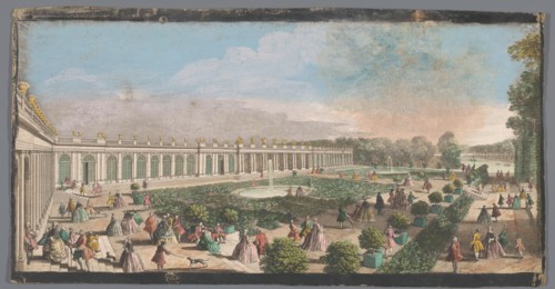 View of the Grand Trianon in the Garden of Versailles, 1700-1799. Creator: Unknown.