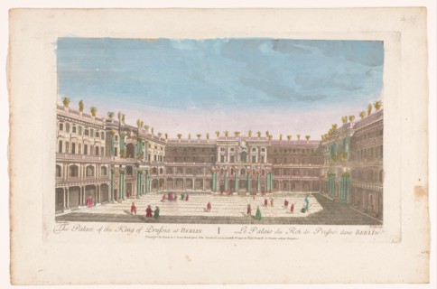 View of the Berliner Stadtschloss in Berlin, 1754-1799. Creator: Unknown.