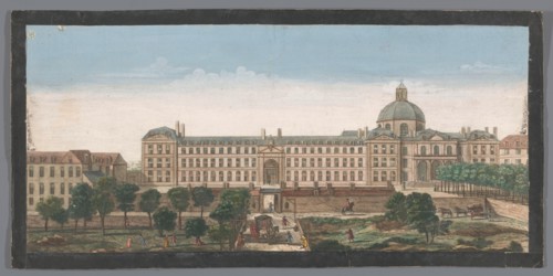 View of the Hôpital de la Salpêtrière in Paris, 1700-1799. Creator: Unknown.