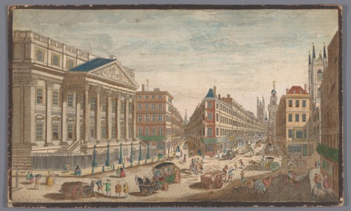 View of the Mansion House in London, 1751. Creator: Unknown.