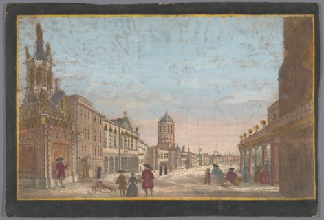 View of the Town Hall at Oxford, 1700-1799. Creator: Unknown.