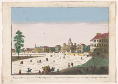 View of the Palacio del Buen Retiro in Madrid, 1700-1799. Creator: Unknown.