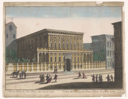 View of the Palazzo Doria-Tursi in Genoa, 1700-1799. Creator: Unknown.