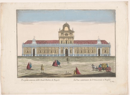 View of the University of Naples, 1700-1799. Creator: Unknown.