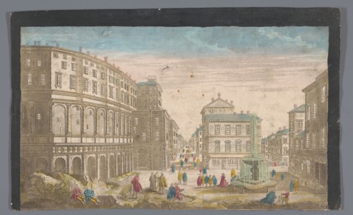 View of Marcellus's Theatre at Rome, 1745-1775. Creator: Unknown.