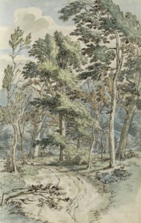 Forest path, 1783. Creator: Johannes Huibert Prins.