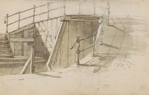 Bridge over a canal, c.1783-c.1797. Creator: Johannes Huibert Prins.