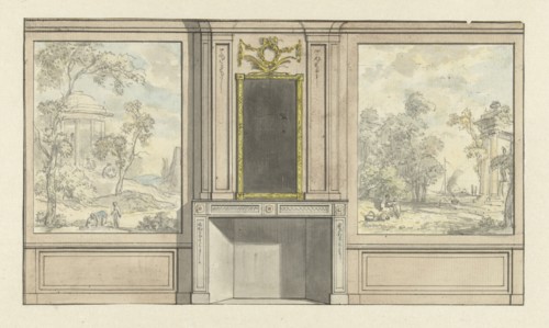 Room wall design, c.1752-c.1819. Creator: Juriaan Andriessen.