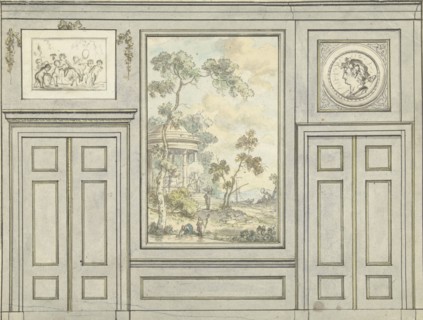 Room wall design, c.1752-c.1819. Creator: Juriaan Andriessen.