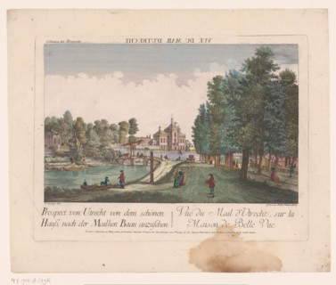 View of the Maliebaan in Utrecht, 1755-1779. Creator: Balthasar Friedrich Leizelt.