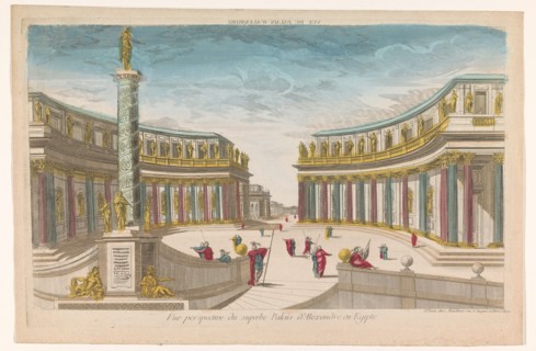 View of a Palace at Alexandria, 1762. Creator: L.Mt. Vanier.