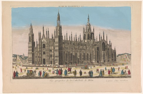View of the Duomo in Milan, 1759-c.1796. Creator: Unknown.