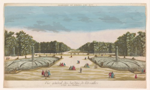 View of the Garden of Versailles, 1759-c.1796. Creator: Unknown.
