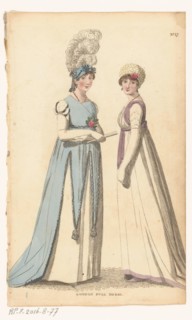 Magazine of Female Fashions of London and Paris. No. 17: London full dress, 1798-1806. Creator: Unknown.